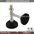 Heavy Load Leveling Foot with Plastic Base Steel Screw 100mm